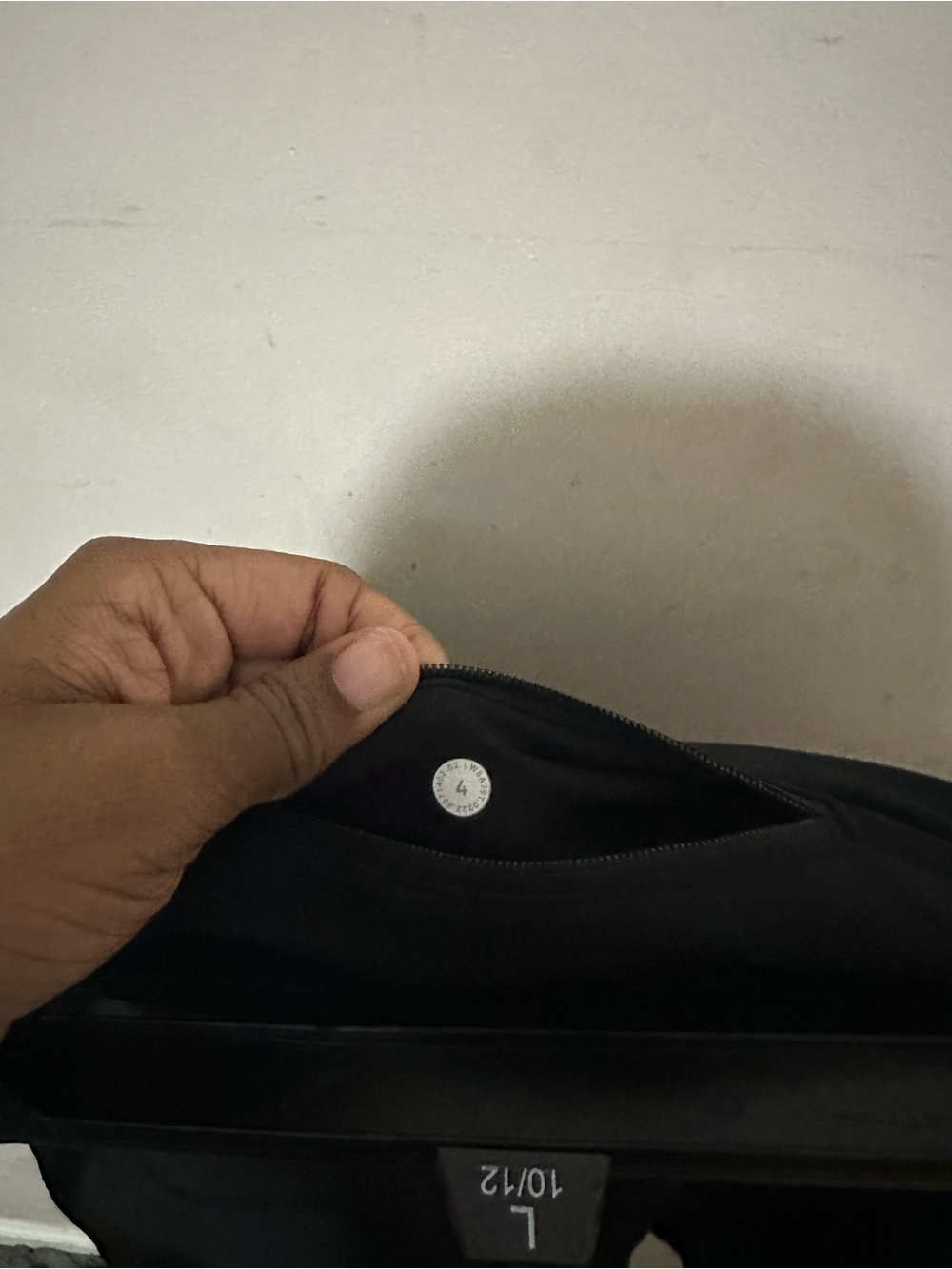 Lululemon Pace Rival Skirt Skort Athletic Tennis Black Zip Pocket Size 4 - Picture 4 of 6